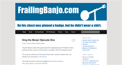 Desktop Screenshot of frailingbanjo.com