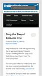 Mobile Screenshot of frailingbanjo.com